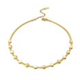 thumbnail image 2 of Exquisitos colres de cadena de serpiente pna para mujer, dorado, frágil, elegante, elegante, simple, , moderno, , colr min Hugo Collares de cadena plana, 2 of 10