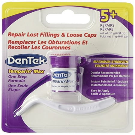 Dentek Temparin Max Lost Tooth Filling & Loose Cap Repair 1 (Best Tooth Filling Material)