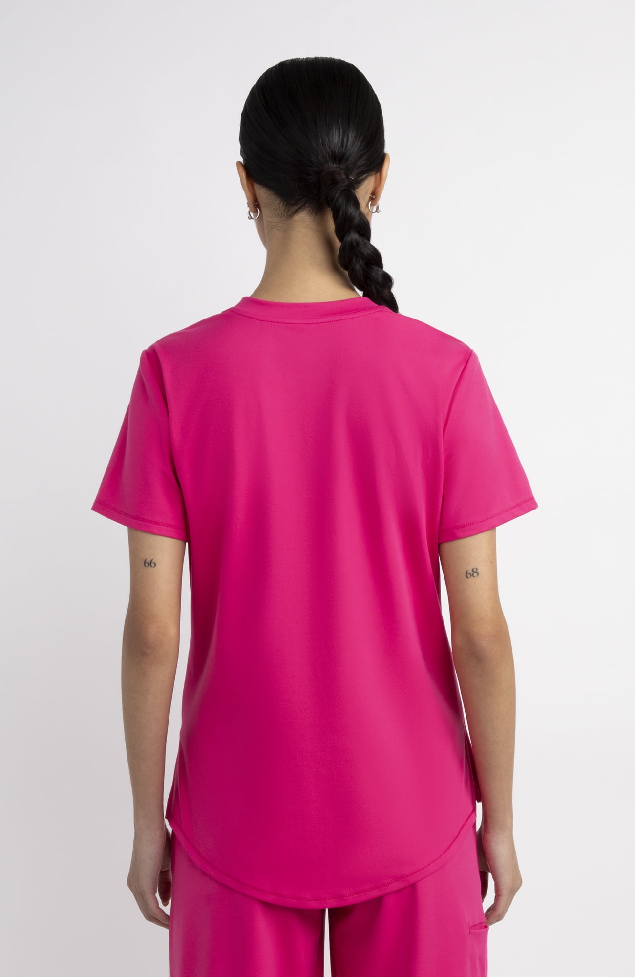 Gildan Women’s Crew Neck Scrub Top, 2-Way Stretch, Sizes XS-2XL