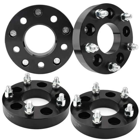 EZISOE 5x5 to 5x5.5 Wheel Adapters for Wrangler Commander Grand Cherokee Journey, 1.25 inch 5x127 to 5x139.7 Wheel Spacers 78.3mm Center Bore 1/2 Studs