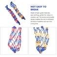 thumbnail image 3 of LABSERRON 2 Pcs Sacs Filet Durables Bleus et Rouges pour Basketball pour Grand Public 21.61x1.57x1.57 Po, 3 of 5