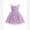 Purple Floral, variant on IBTOM CASTLE Toddler Flower Girl Dress, Flutter Sleeve Floral Embroidery Smocked Tulle Tutu Princess Dresses for Birthday Wedding 3-4T Pink Floral