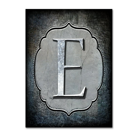 LightBoxJournal 'Letter E' Canvas Art
