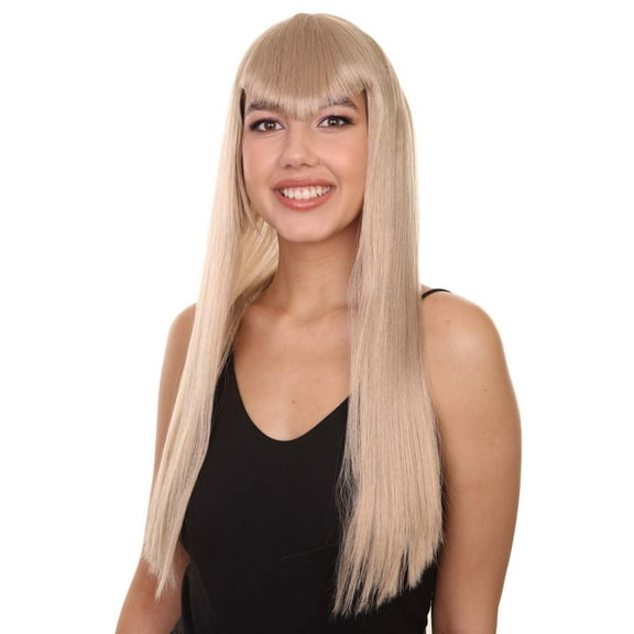HPO Costume Wigs Brown Halloween Costume Wig, with Adjustable for Adult