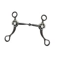 thumbnail image 2 of Bocado de acero inoxidable para caballos, estilo retro, resistente, accesorio para caballos, bocado profesional para entrenamiento de masticación de, 2 of 8