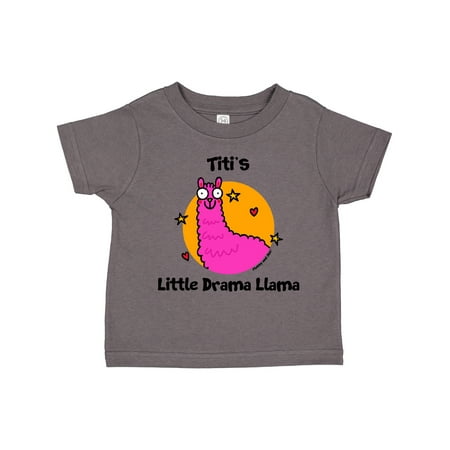

Inktastic Titi s Little Drama Llama Gift Toddler Boy or Toddler Girl T-Shirt