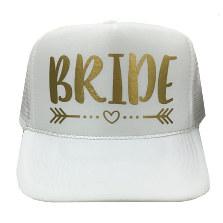 Bride With Heart and Arrow Trucker Hat
