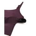 thumbnail image 5 of Top deportivo CRZ YOGA sin aros ajustable con espalda en V color ciruela ártico XL, 5 of 5