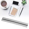 thumbnail image 4 of Sheet Binding Comb, Plastic 10Pcs 16mm Inner Diameter Spiral Binding Coil  For Page Black, 4 of 8