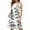 Gray, variant on Uaswgudfs Women's Sleeveless Leaf Print Flowy Dress - Casual Summer Sundress with Relaxed Fit for Outdoor Resort Blue L
