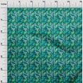 thumbnail image 3 of oneOone Polyester Spandex Teal Green Fabric Abstracts Sewing Craft Projects Fabric Prints By Yard 56 Inch Wide, 3 of 5