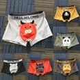 thumbnail image 6 of CENL Mens Boxer Underwear Cotton Breathable Oversized Cartoon Printing Underpants, 6 of 7
