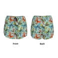 thumbnail image 5 of Lsque Retro Flying Butterflies Printed Women's Running Shorts with Liner Pockets,Elastic Quick Dry Workout Athletic Gym Yoga Shorts,Womens High Waist Shorts-X-Large, 5 of 9