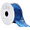 Blue, variant on Offray Ribbon, Gold 1 1/2 inch Wired Edge Metallic Ribbon, 9 feet