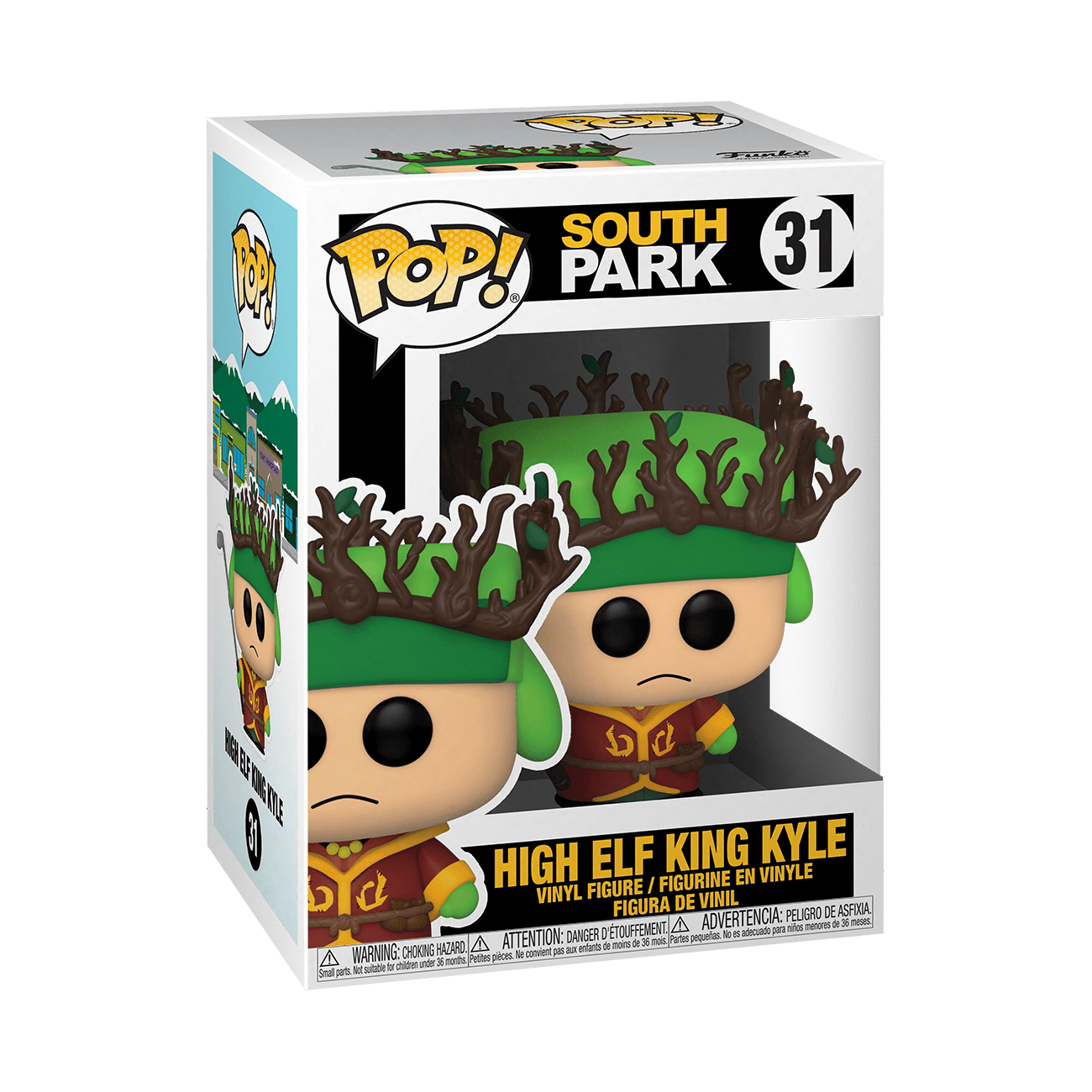 Funko Pop! Vinyl Figure TV : South Park Stick Of Truth - High Elf King Kyle