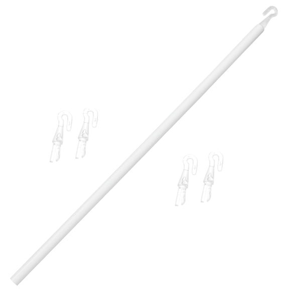 LAMIRO Detachable Blind Wand Vertical Blinds Replacement Blind Rod With Hook Plastic Blind Opener