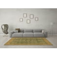thumbnail image 3 of Ahgly Company Indoor Square Abstract Brown Modern Area Rugs, 5' Square, 3 of 4