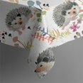 thumbnail image 5 of Cute Hedgehog and Mushroom Square Tablecloth,Waterproof Square Table Cover,Wipeable Spillproof Washable Table Cover for Home Kitchen Party Decor 52"x52"(132x132cm), 5 of 6