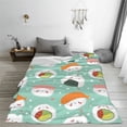 thumbnail image 5 of Vsdgher Kawaii Sushi Ultra-Soft Micro flannel Blanket Throw Blankets for Couch Sofa, Bed (4 sizes)-60"x50", 5 of 7