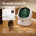 thumbnail image 5 of PETLIBRO Luma Smart Automatic Litter Box with AI Camera, Self-Cleaning, Waste Analysis, Triple Safety, Multi-Cat App Control, White, 5 of 12