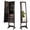 Coffee, variant on Costway Jewelry Mirrored Cabinet Armoire Organizer Storage Box w/ Stand Christmas Gift