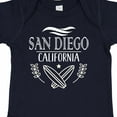 thumbnail image 4 of Inktastic San Diego California Cute Surfing Boys or Girls Baby Bodysuit, 4 of 5