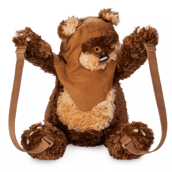 Disney Parks Star Wars Wicket Plush Backpack Toy New With Tag