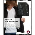 thumbnail image 3 of CANADA WEATHER GEAR Boys' Winter Coat - Heavyweight Bomber Parka Ski Jacket, Black, Size 8, 3 of 7
