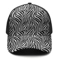 thumbnail image 2 of Design Pattern Baseball Cap – Stylish Spliced Design Adjustable Trucker Hat with Full Print Front & Brim, Breathable Cotton Blend Snapback for Sports, Travel & Daily Wear, 2 of 3