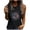 Black, variant on Tank Top for Women Sleeveless Cami Tops 2025 Casual Print Round Neck Loose T-Shirt Top White