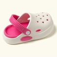 thumbnail image 5 of Lusa Summer Cute Beach Lightweight Kids Slippers with Holes and 3D Design of Rabbits & Carrots Boys and Girls Casual Thick-Soled Non- Sandals for Outdoor Play Wear Hot Pink 7-8 Years, 5 of 7