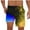 Yellow, variant on Ofertas relรกmpago de hoy DDAPJ pyju Men's Swim Trunks with Compression Liner Quick Dry Board Shorts Novelty 3D Printed Beach Shorts Funny Bathing Suits Mint Green L