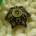 thumbnail image 1 of HOOUN 108 Pcs Bronze PlatedBead Caps 19X19MM S3028 DIY Jewelry Making, 1 of 4