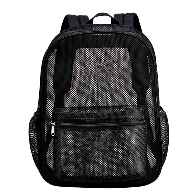 Mochila Dgankt para la escuela, mochila de viaje, mochilas de malla transparente, bolsa de playa, mochila de malla extragrande para piscina, mochila de playa grande para playa, picnic, compras,