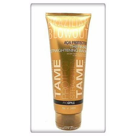 Brazilian Blowout Acai Protective Thermal Straightening Balm for Unisex, 8
