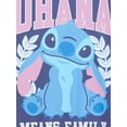 thumbnail image 3 of Disney Stitch Girls Oversized Graphic Crewneck Sweatshirt, Sizes 4-12, 3 of 7