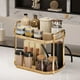 thumbnail image 5 of Estante de Almacenamiento de Plástico Transparente - Organizador de Baño y Escritorio de 2 Niveles para Cosméticos, Tazas y Adornos, 30,5 X 21 X 20,4 Cm, 5 of 6