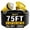 Yellow, variant on ZAZFO 10ft 50Amp Generator RV Extension Cord,NEMA 14-50P to SS2-50R Twist Lock Heavy Duty Waterproof Power Cord for Outdoor Home RV,Black-Yellow