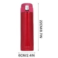 thumbnail image 5 of Tuvgenk 17 Oz Insulated Water Bottle Stainless Steel Water Bottle Flask Portable Reusable Red for Home Office Travel, 5 of 5
