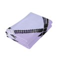 thumbnail image 3 of Tartan Plaids in Purple Black Hand Towel Absorbent Bath Towels for Bathroom Sports Gym 28" x 14" Set of 2, 3 of 8