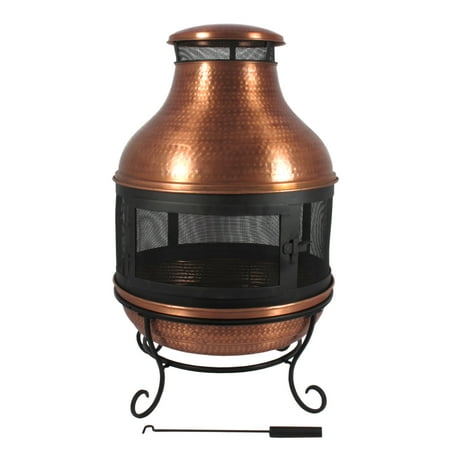 Better Homes Gardens Copper Chiminea Fire Pit Walmart Com