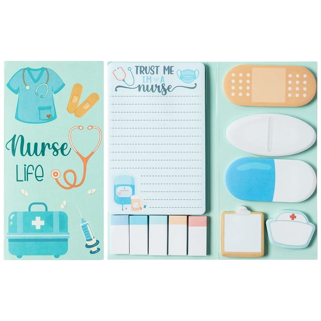 Set de notas adhesivas Xqumoi Nurse, 550 hojas, suministros médicos