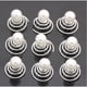 thumbnail image 1 of 12 hermosas pinzas para el cabello en espiral de pelo blanco, pinzas para el cabello, accesorios nupciales para boda, accesorios nupciales para el cabello Ormromra LKX-1475, 1 of 4