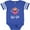 Football Blue and White, variant on Inktastic Gigis Girl Ballerina Monkey Girls Baby Bodysuit