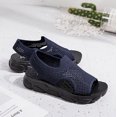 thumbnail image 4 of Clearance VerPetridure Style Sandals Women's Sandals Summer Casual Woven Mesh Flat Beach Shoes Casual Women's Sandals Summer Casual Shoes, 4 of 9