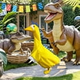 thumbnail image 4 of SLYNSHome Goose Outfits Porch Goose Clothes,Cute Dinosaur Costume for Goose Statue Yard Lawn Garden Patio Art Decor - Yellow, 4 of 9
