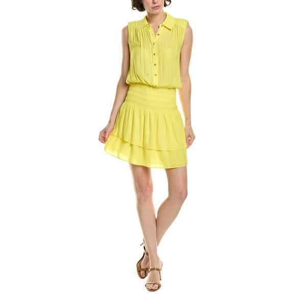 Ramy Brook womens Taran Mini Dress, s, Yellow