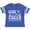 Football Blue and White, variant on Here to Cheer Cheerleading with Arrow and Stars Boys or Girls Toddler T-Shirt