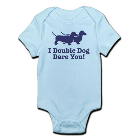 

CafePress - I Double Dog Dare You Dachshund Infant Creeper - Baby Light Bodysuit