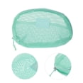 thumbnail image 3 of Unique Bargains 1 Pc Mesh Hand-held Sundries Makeup Bag Polyester Green 8.27in, 3 of 6